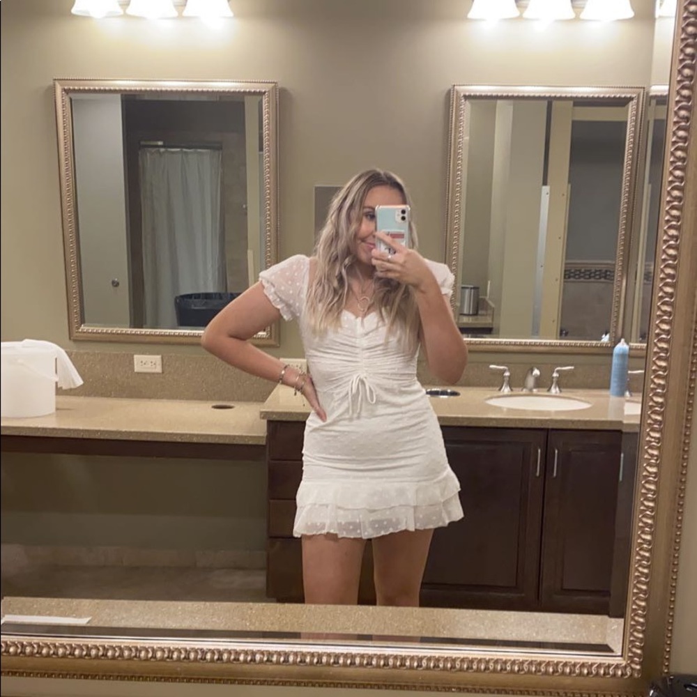 white princess polly dress mikail mini dress